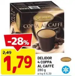 DPiù Delidor coppa al caffè offerta
