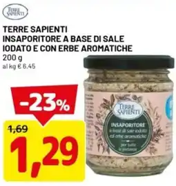DPiù Terre sapienti insaporitore a base di sale iodato e con erbe aromatiche offerta