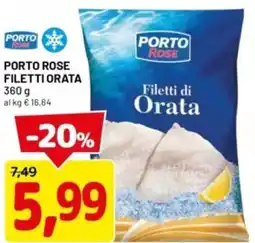 DPiù Porto rose filetti orata offerta
