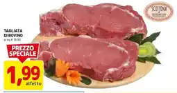 DPiù Tagliata di bovino offerta