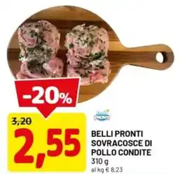 DPiù Belli pronti sovracosce di pollo condite offerta