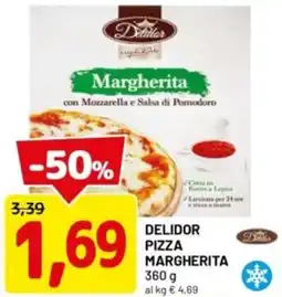 DPiù Delidor pizza margherita offerta