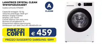 LAVATRICE CRYSTAL CLEAN WW10FG5U34AEET