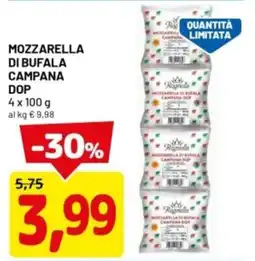 DPiù Mozzarella di bufala campana DOP offerta