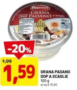 DPiù Grana padano dop a scaglie offerta