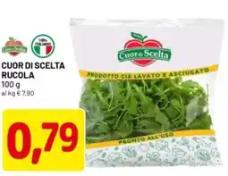 DPiù Cuor di scelta rucola offerta
