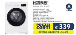 Esselunga LG LAVATRICE SLIM F4NA10S7NWK offerta