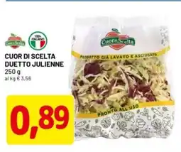 DPiù Cuor di scelta duetto julienne offerta