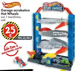 Tedi Garage acrobatico Hot Wheels offerta
