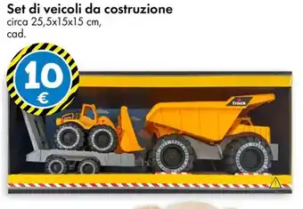 Tedi Set di veicoli da costruzione offerta