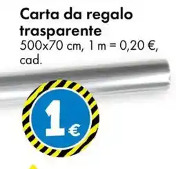 Tedi Carta da regalo trasparente offerta