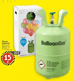 Tedi Elio per palloncini offerta