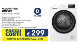 Esselunga DAYA ASCIUGATRICE DHTD9PD offerta