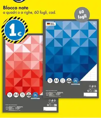Tedi Blocco note offerta