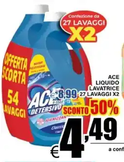 DEM Ace liquido lavatrice offerta