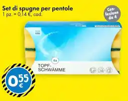 Tedi Set di spugne per pentole offerta