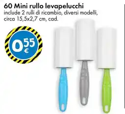 Tedi 60 Mini rullo levapelucchi offerta