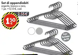 Tedi Set di appendiabiti offerta