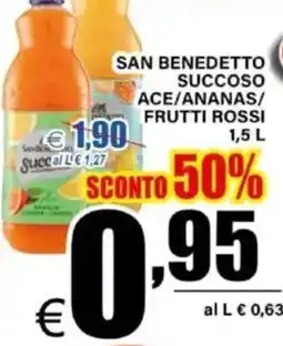 DEM San benedetto succoso ace/ananas/ frutti rossi offerta
