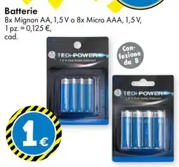 Tedi Batterie offerta