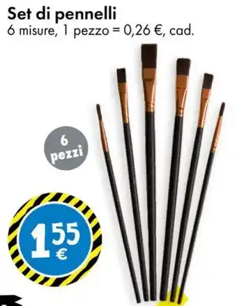 Tedi Set di pennelli offerta