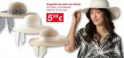 KiK Cappello da sole con fascia offerta