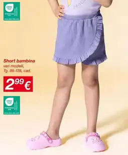 KiK Short bambina offerta