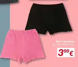 KiK Short bambina offerta