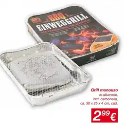 KiK Grill monouso offerta