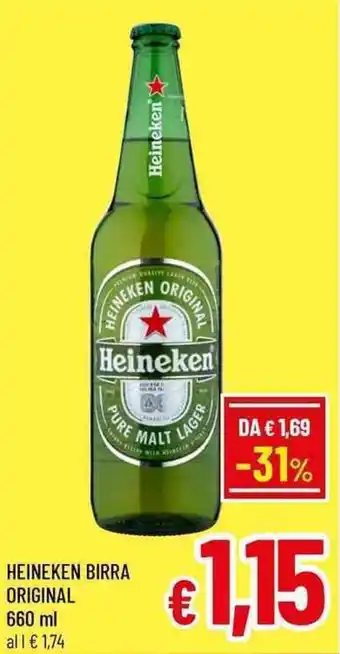 A&O Heineken birra original offerta