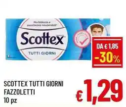A&O Scottex tutti giorni fazzoletti 10 pz offerta