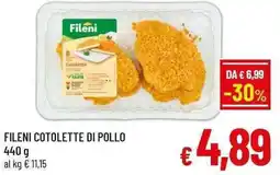 A&O Fileni cotolette di pollo offerta