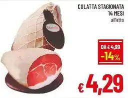 A&O Culatta stagionata 14 mesi offerta
