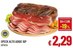 A&O Speck alto adige IGP offerta