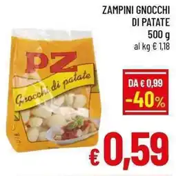 A&O Zampini gnocchi di patate offerta
