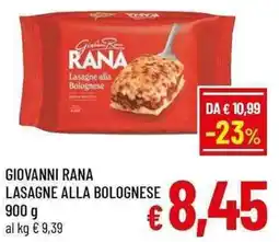 A&O Giovanni rana lasagne alla bolognese offerta