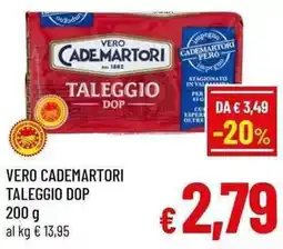 A&O Vero cademartori taleggio DOP offerta