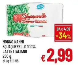 A&O Nonno nanni squaquerello 100% latte italiano offerta