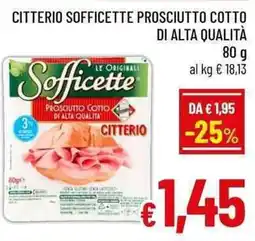 A&O Citterio sofficette prosciutto cotto de alta qualita offerta