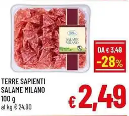 A&O Terre sapienti salame milano offerta