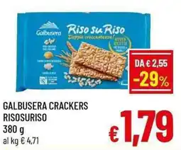 A&O Galbusera crackers risosuriso offerta
