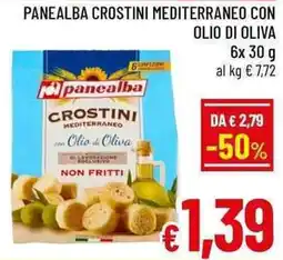 A&O Panealba crostini mediterraneo con olio di oliva offerta
