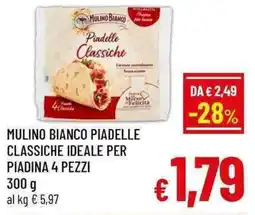 A&O Mulino bianco piadelle classiche ideale per piadina offerta