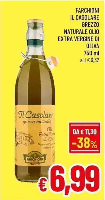 A&O Farchioni il casolare grezzo naturale olio extra vergine di oliva offerta