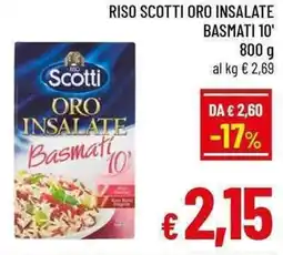 A&O Riso scotti oro insalate basmati 10' offerta