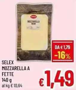 A&O Selex mozzarella a fette offerta