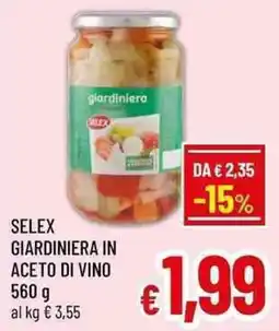 A&O Selex giardiniera in aceto di vino offerta