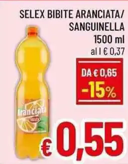A&O Selex bibite aranciata/ sanguinella offerta