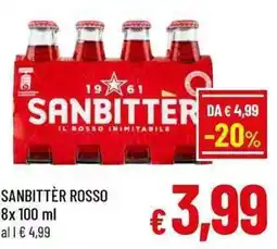 A&O Sanbitter rosso offerta