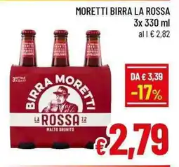 A&O Moretti birra la rossa offerta